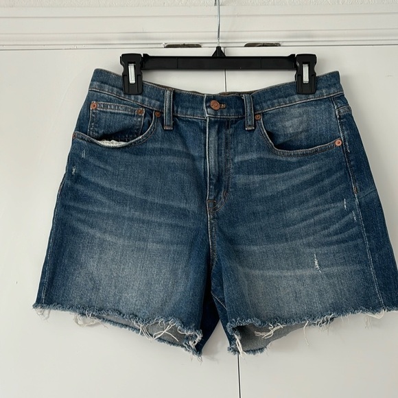 Madewell high rise denim shorts size 28 - Picture 1 of 5